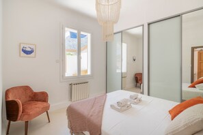2 sovrum, strykjärn/strykbräda, gratis wi-fi och sängkläder