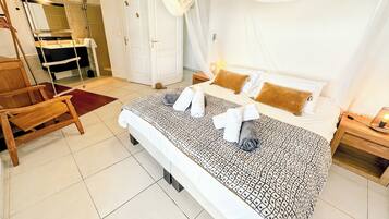 5 bedrooms, iron/ironing board, travel cot, WiFi