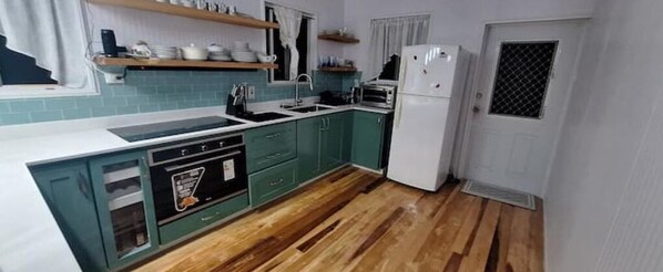 Microwave, oven, stovetop