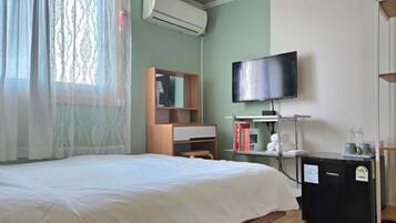 Standard Double Room, City View | Hypo-allergenic bedding, desk, free WiFi, bed sheets