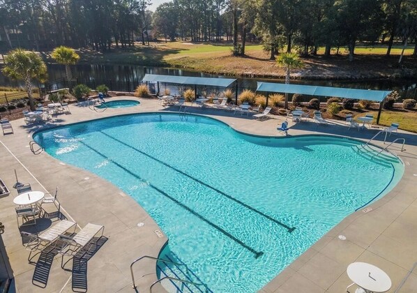 Indoor pool, outdoor pool