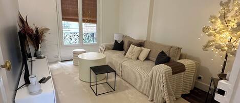 TV connectée, cheminée