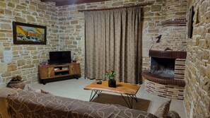 Smart TV, chimenea