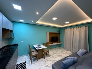 Loft Familial, balcon, vue cour intérieure | Coin séjour