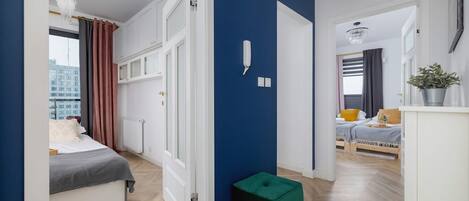 2 chambres, fer et planche à repasser, lit parapluie, Wi-Fi