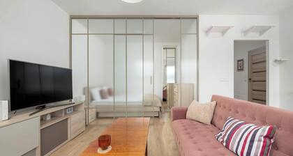 Gemütliche Wohnung in Wrocław | Parkplatz, Arbeitsplatz