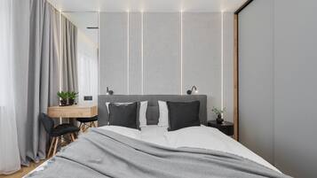 1 bedroom, desk, iron/ironing board, WiFi