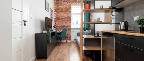 Televisie en een kantoor