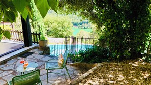 Terrace/patio - Lili - Swimming pool & Lake view (Carcès)