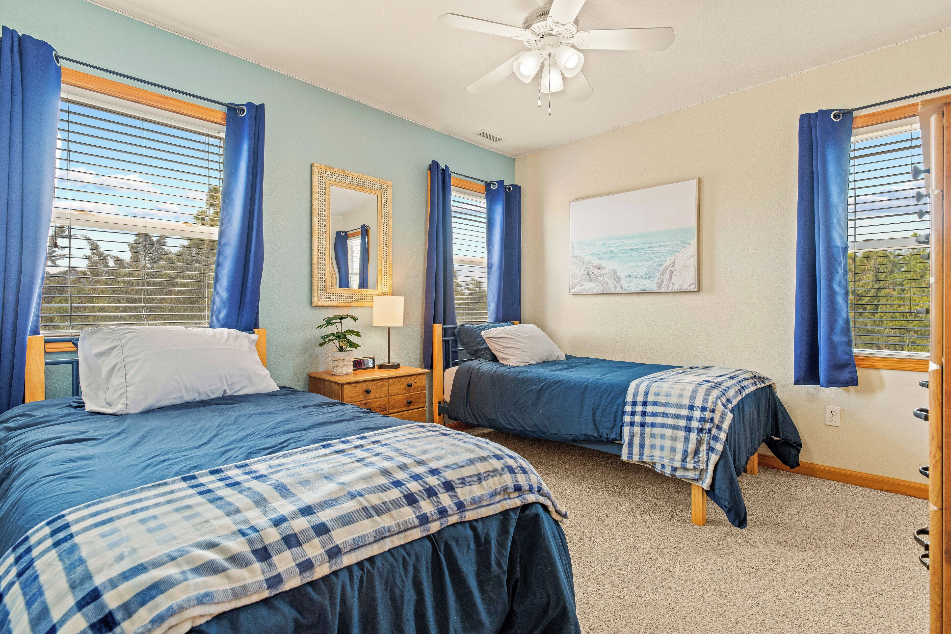 3 habitaciones, wifi y ropa de cama 