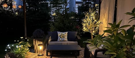 Deluxe-Suite, Gartenblick | Terrasse/Patio
