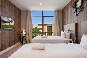 Iron/ironing board, travel crib, WiFi, bed sheets