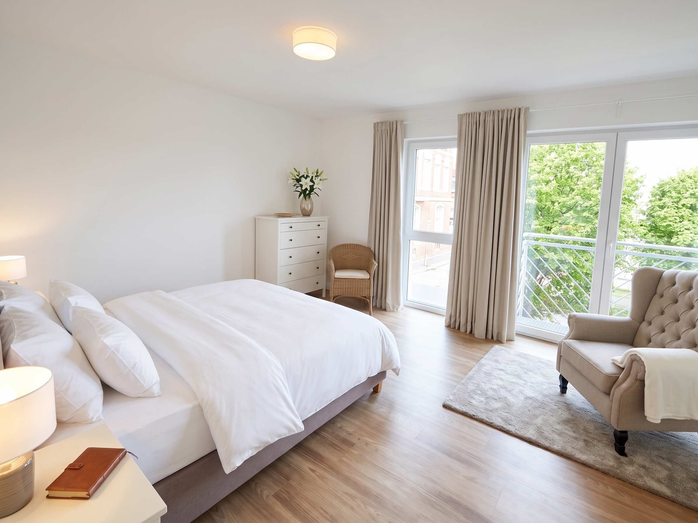 2 habitaciones, tabla de planchar con plancha y wifi 