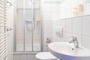 Shower, hair dryer