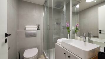 Regadera y secadora de cabello