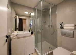 Shower, hair dryer