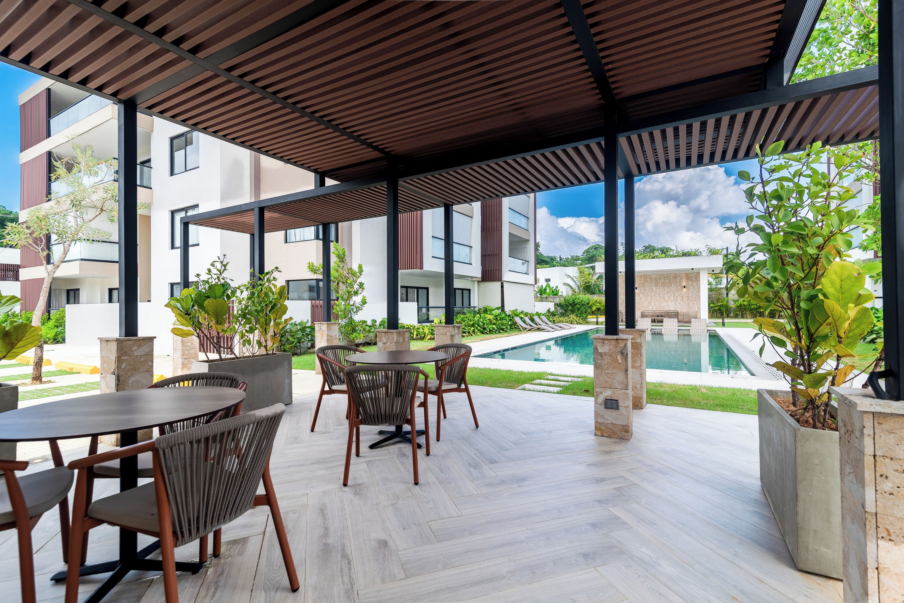 Estudio estándar | Área para banquetes al aire libre