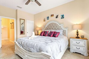 Iron/ironing board, travel crib, WiFi, bed sheets