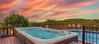 Private Hilltop Oasis with Pool, Game Room, Outdoor Pavilion