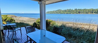 Heron's Nest is a waterfront spectacular 3-bedroom townhome in Port Ludlow