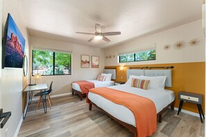 4 bedrooms, desk, iron/ironing board, travel crib - Vysta Bonita: Views, Cold Plunge, Hot Tub, Firepits, Trails, Near Chapel (Sedona)