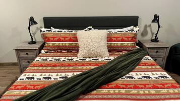 1 habitación, tabla de planchar con plancha, wifi y ropa de cama