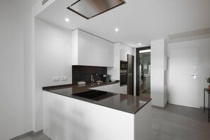 Fridge, microwave, oven, stovetop - Calanova Golf | with terrace in Mijas (La Cala de Mijas)