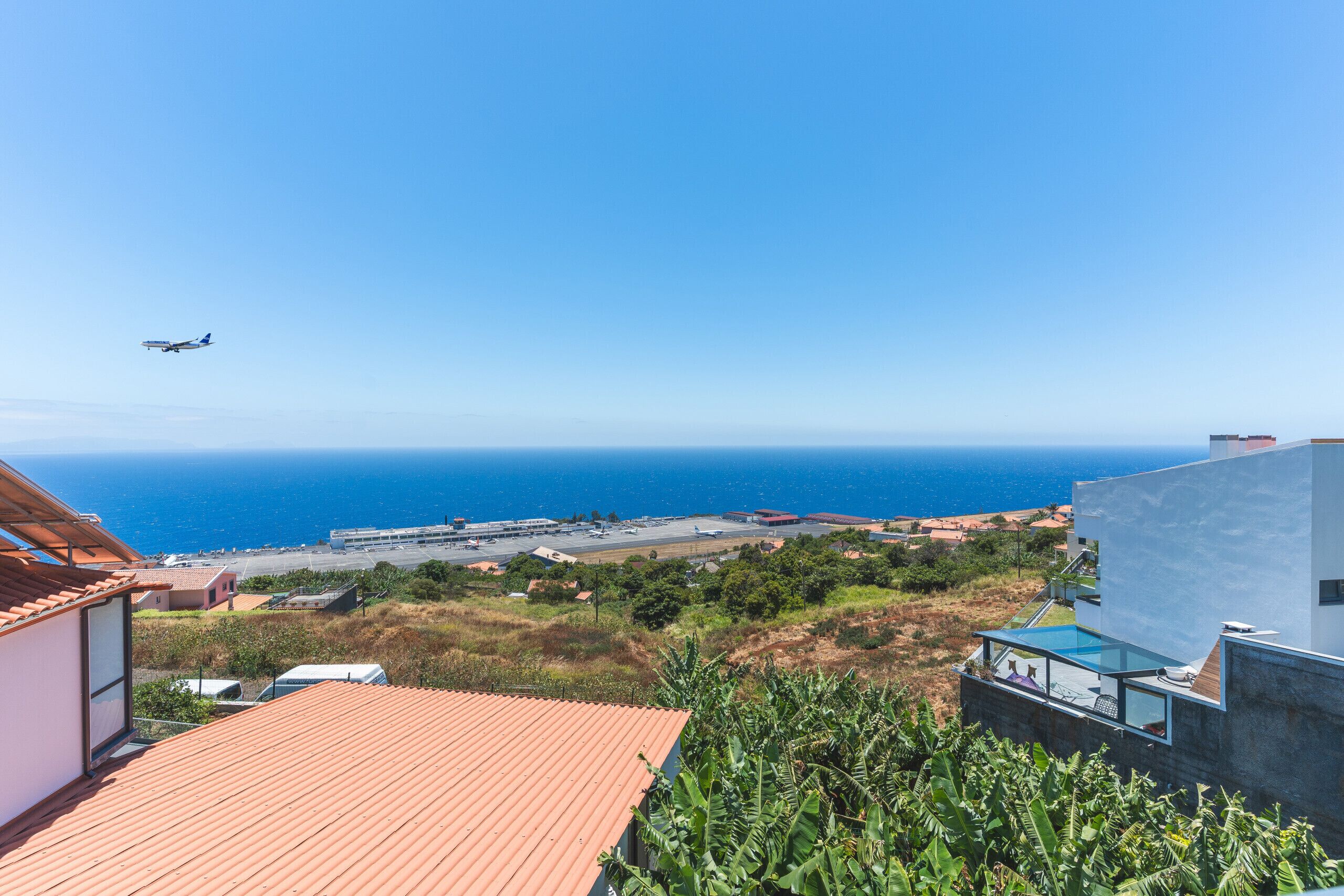 Blick von der Unterkunft