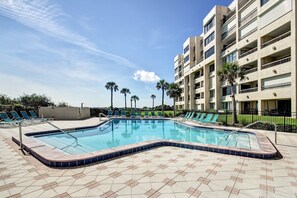 Pool - Oceanfront | Double Private Balconies | Completely Renovated 6th Floor Amelia Surf & Racquet (Fernandina Beach)