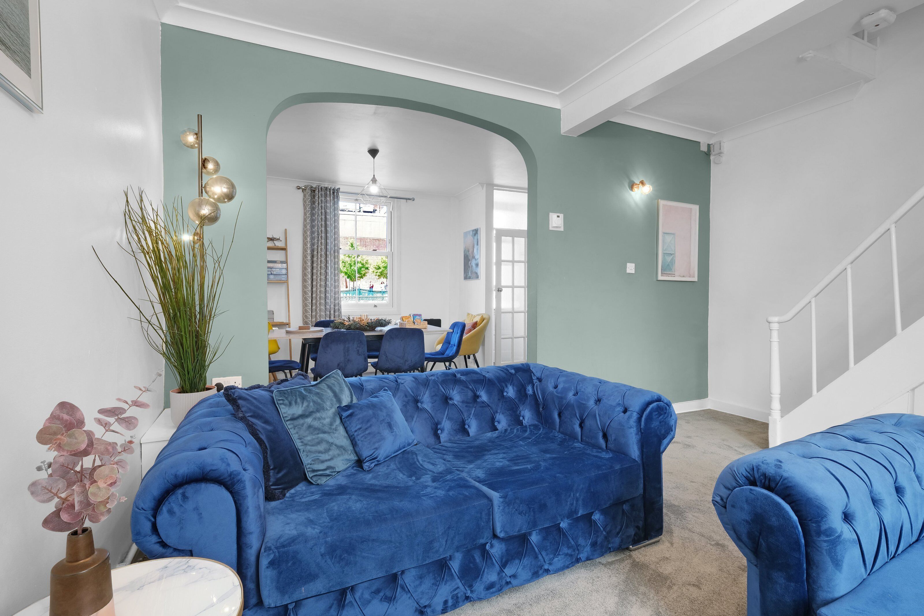 Family House, Patio | Living area | 42-inch Smart TV with satellite channels, Netflix, streaming services