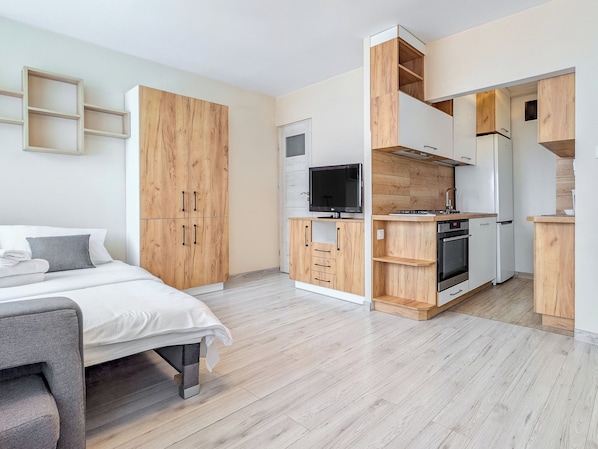 1 chambre, fer et planche à repasser, Wi-Fi, draps fournis