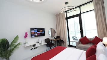 1 soverom, strykejern/-brett, wi-fi og sengetøy