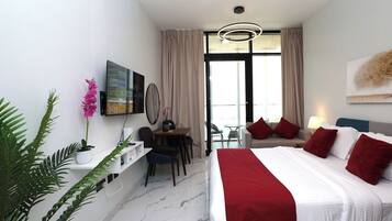 1 soveværelse, strygejern/strygebræt, Wi-Fi, sengetøj