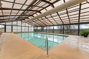 Indoor pool, outdoor pool