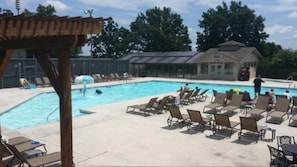 Indoor pool, outdoor pool