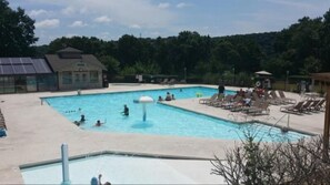 Indoor pool, outdoor pool