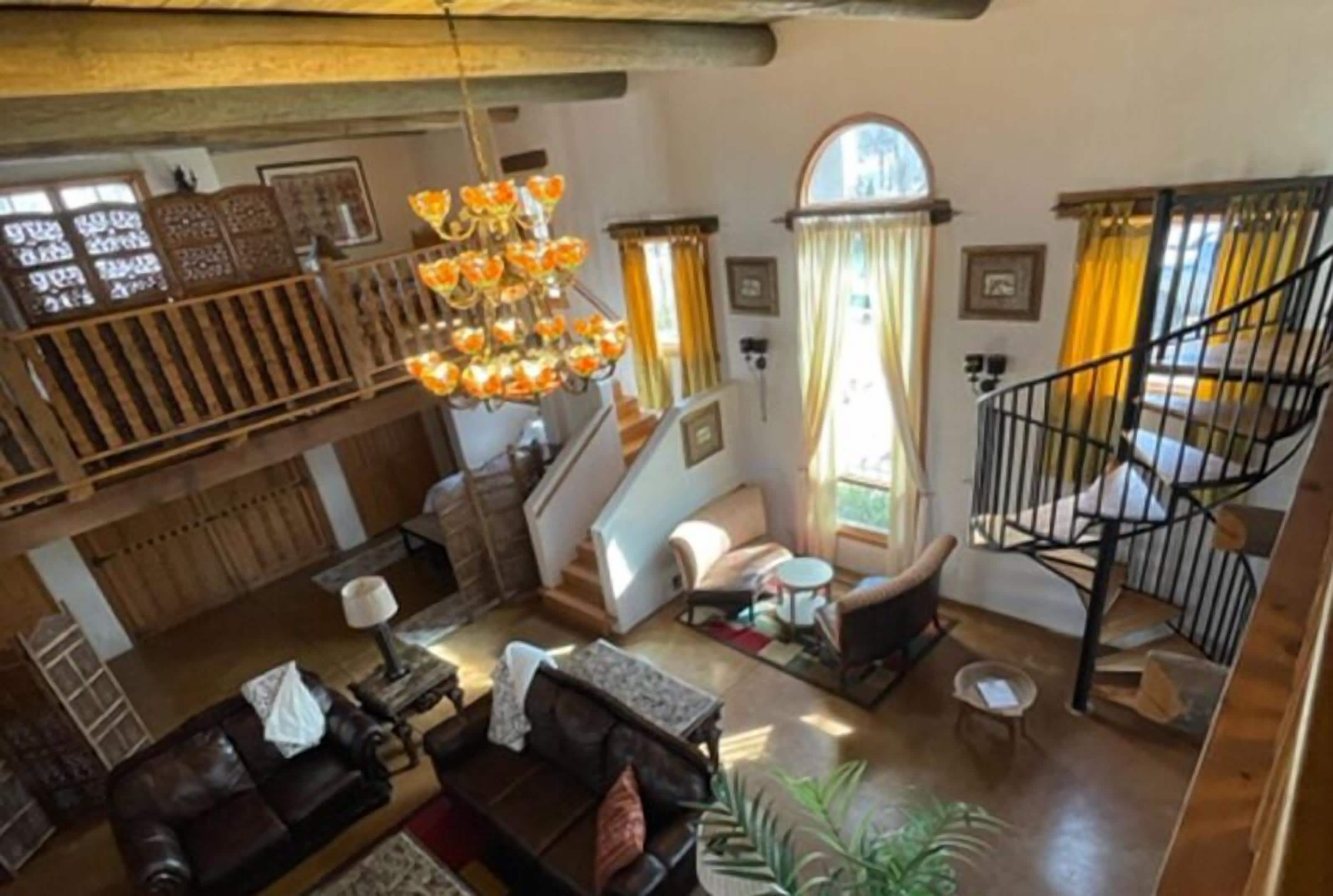 Family House, Multiple Beds | Living area | 42-inch LCD TV with digital channels, fireplace