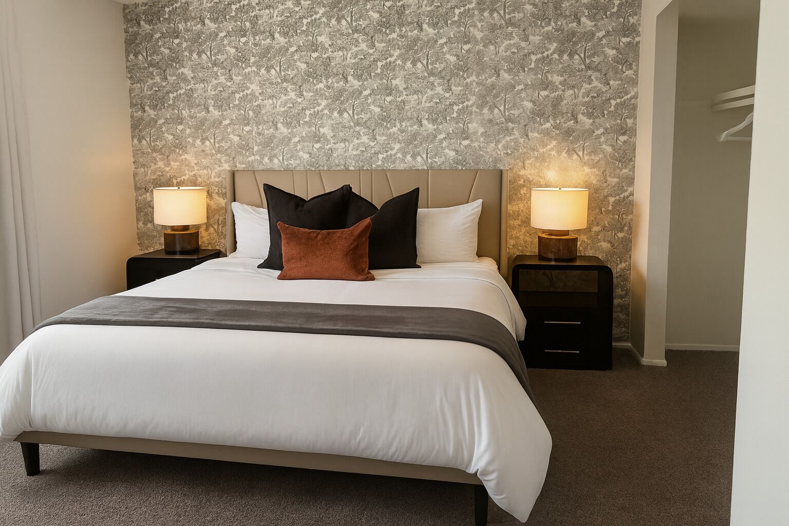 1 soverom, skrivebord, strykejern/-brett og wi-fi (inkludert)