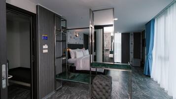 Chambre Double Deluxe | Wi-Fi gratuit, draps fournis