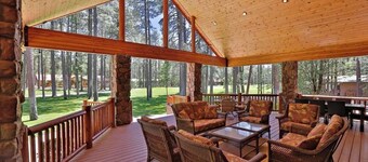 Family-friendly Pinetop cabin on Pinetop Country Club golf course