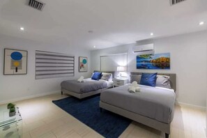 Iron/ironing board, travel crib, WiFi, bed sheets