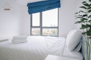 Deluxe-Apartment, 2 Schlafzimmer, Balkon, Stadtblick (3)