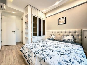 Premium bedding, memory foam beds, individually decorated - Masteri Thao Dien Apartment Complex (Ho Chi Minh)