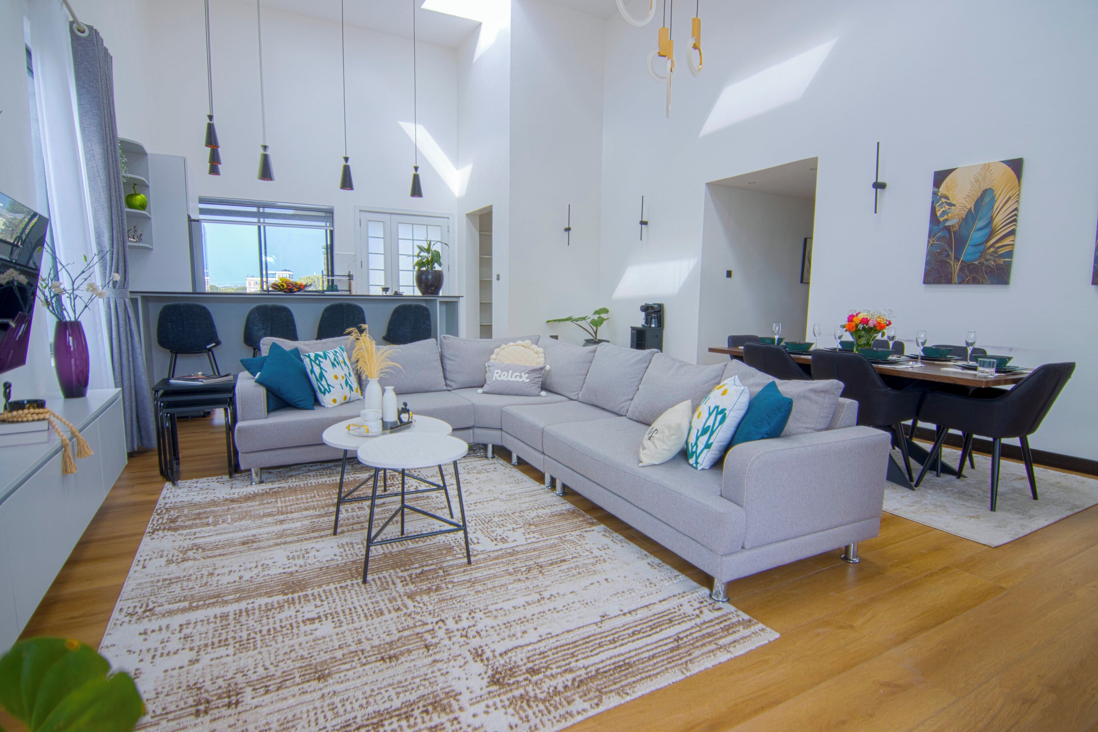 Bungalow Luxe, vue jardin | Coin séjour