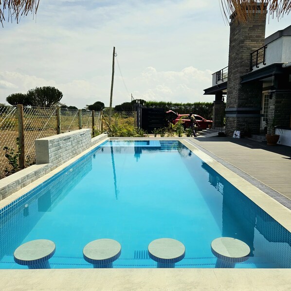 Alberca al aire libre