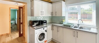 Very spacious property across the road from a lovely golden sanded beach.