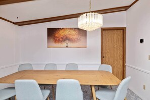 Dining - Spacious 3BR Retreat on 1 Acre — Near Lake Norman (Statesville)