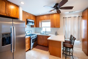 Microwave, oven, stovetop