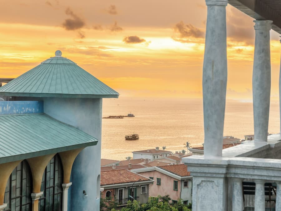 Vista del balcรณn