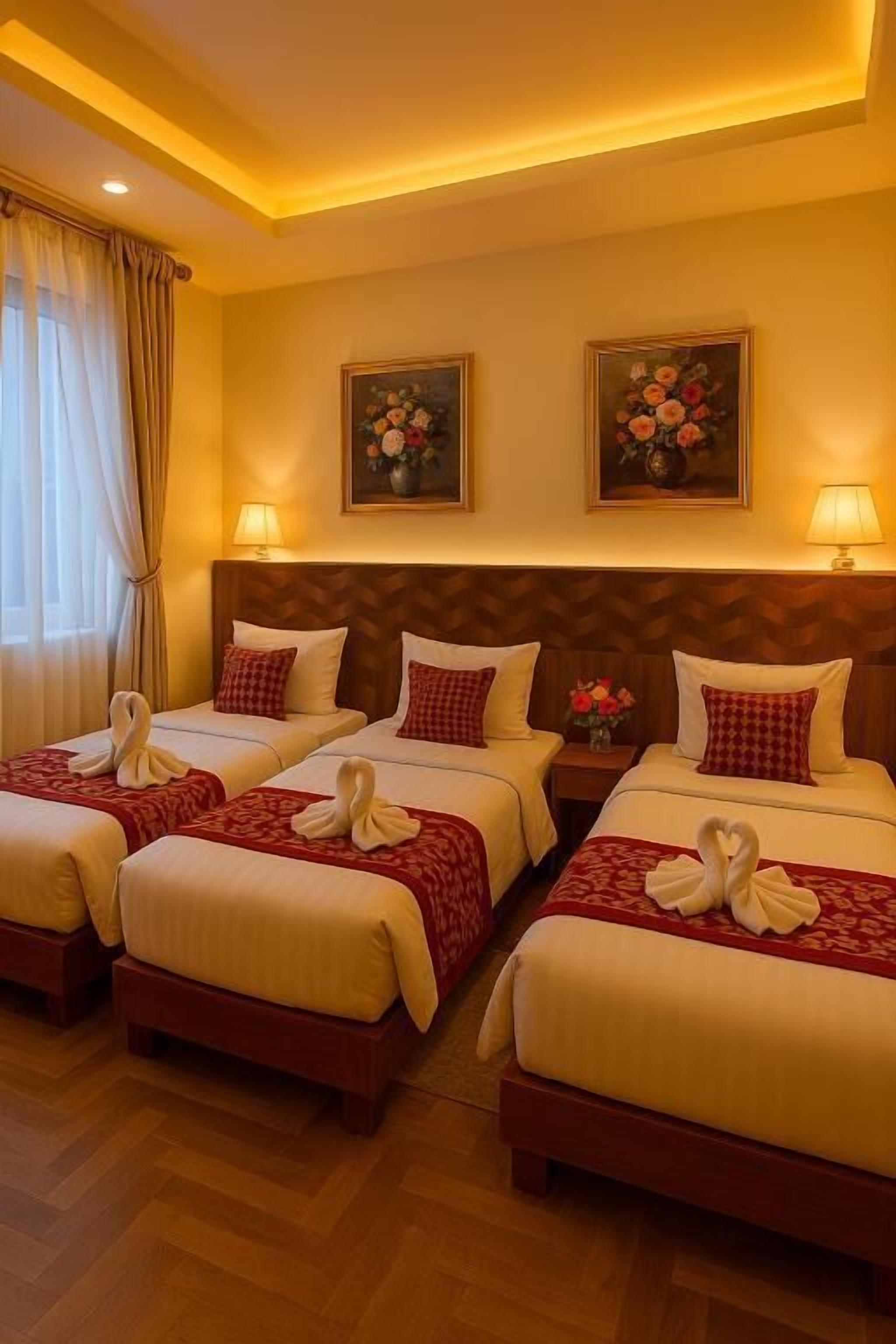 Comfort Triple Room, City View | Desk, laptop workspace, soundproofing, iron/ironing board